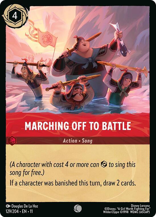 Lorcana - Marching Off to Battle - Winterspell (11)
