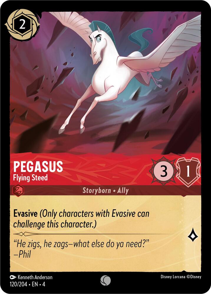 Lorcana - Pegasus - Flying Steed - Ursula's Return (4)