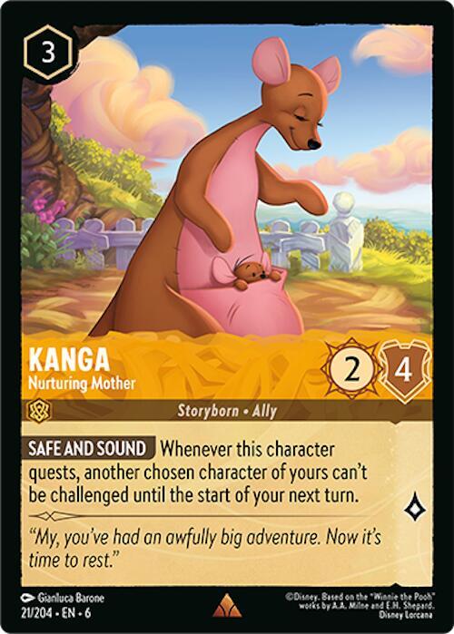 Lorcana - Kanga - Nurturing Mother - Azurite Sea (6)