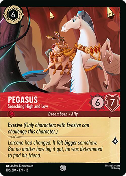 Lorcana - Pegasus - Searching High and Low (Foil) - Wilds Unknown (12)