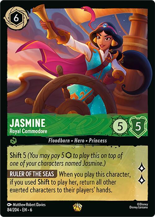Lorcana - Jasmine - Royal Commodore - Azurite Sea (6)