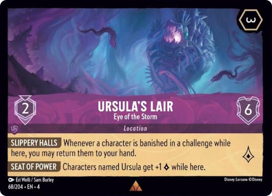 Lorcana - Ursula's Lair - Eye of the Storm - Cold Foil - Ursula's Return (4)
