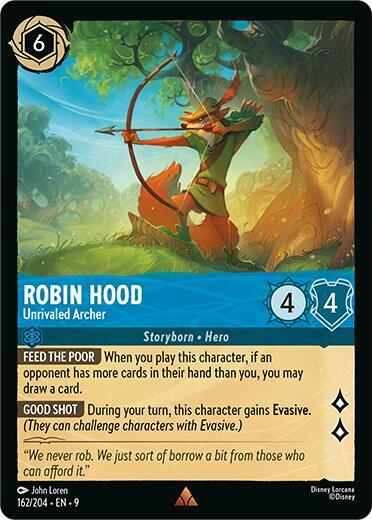 Lorcana - Robin Hood - Unrivaled Archer - Fabled (9)