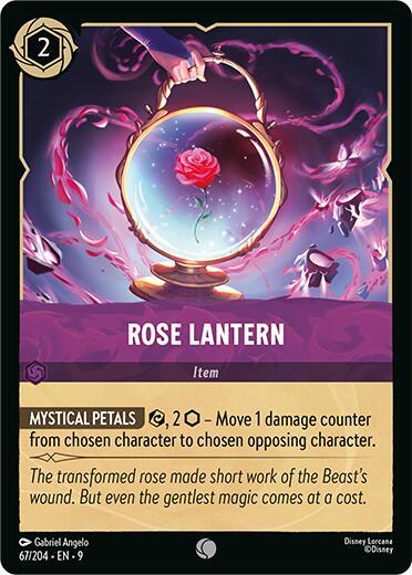 Lorcana - Rose Lantern - Cold Foil - Fabled (9)
