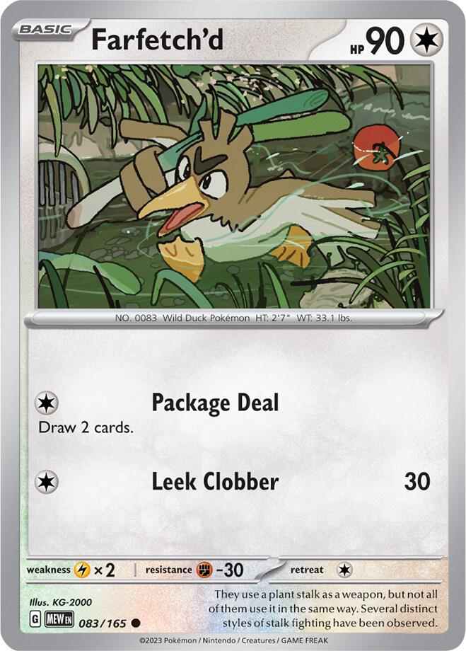 Pokemon - Farfetch'd - SV: Scarlet & Violet 151 (MEW)