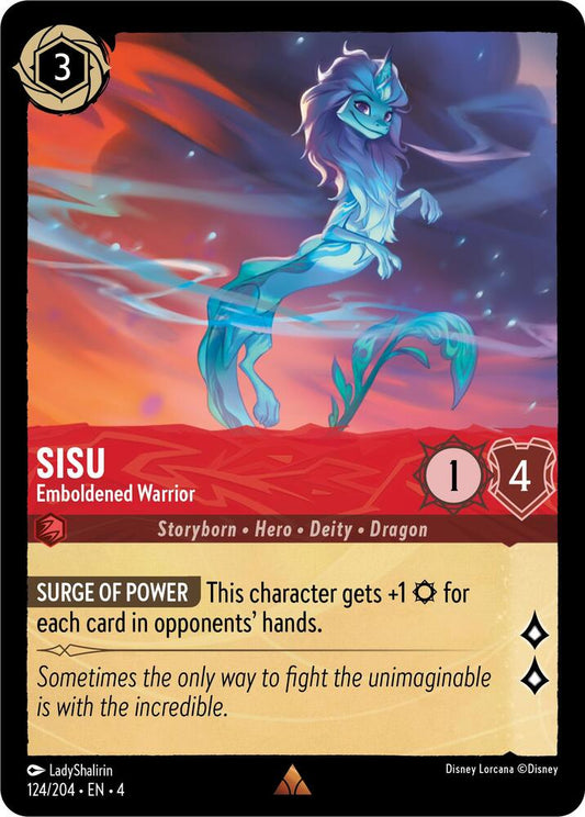 Lorcana - Sisu - Emboldened Warrior - Cold Foil - Ursula's Return (4)