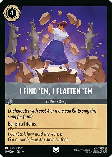 Lorcana - I Find 'Em, I Flatten 'Em - Fabled (9)