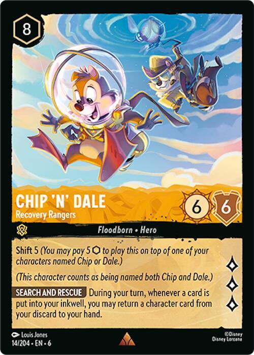 Lorcana - Dale - Mischievous Ranger - Azurite Sea (6)