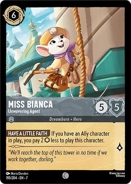 Lorcana - Miss Bianca - Unwavering Agent - Archazia's Island (7)