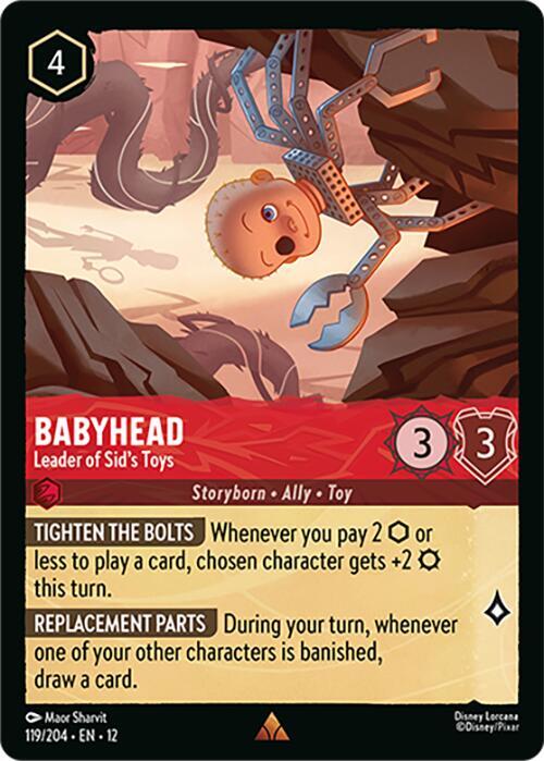 Lorcana - Babyhead - Leader of Sid's Toys - Wilds Unknown (12)