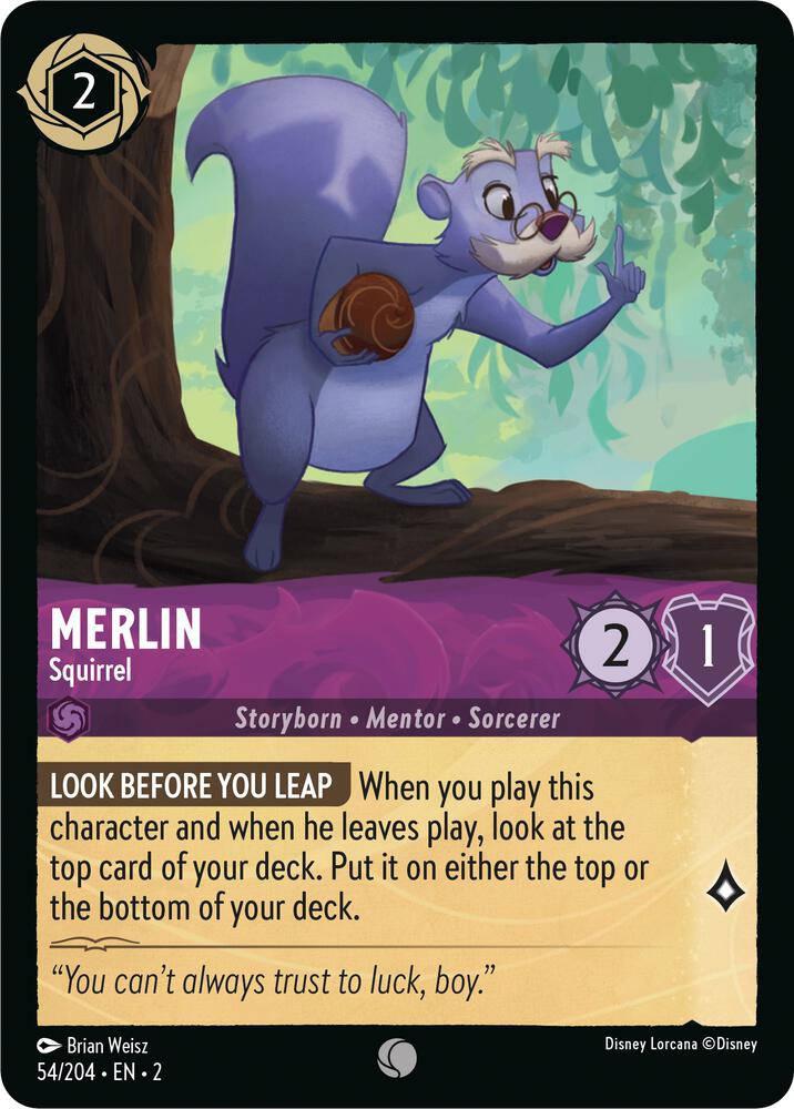 Lorcana - Merlin - Squirrel - Rise of the Floodborn (2)
