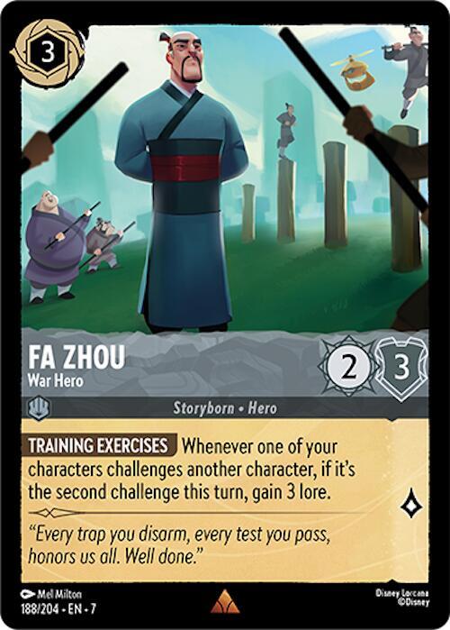 Lorcana - Fa Zhou - War Hero - Archazia's Island (7)