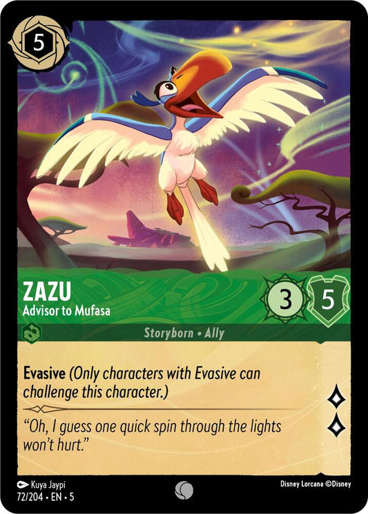 Lorcana - Zazu - Advisor to Mufasa - Shimmering Skies (5)
