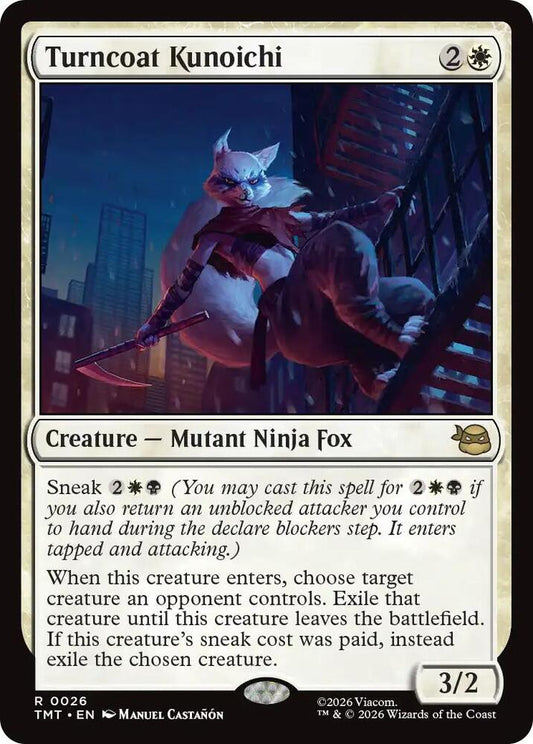 MTG - Turncoat Kunoichi - Teenage Mutant Ninja Turtles (TMT)