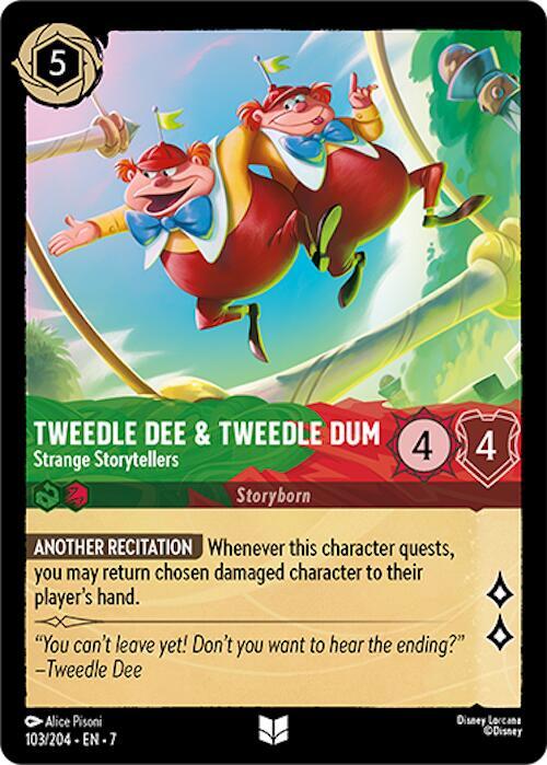Lorcana - Tweedledee & Tweedledum - Strange Storytellers - Archazia's Island (7)