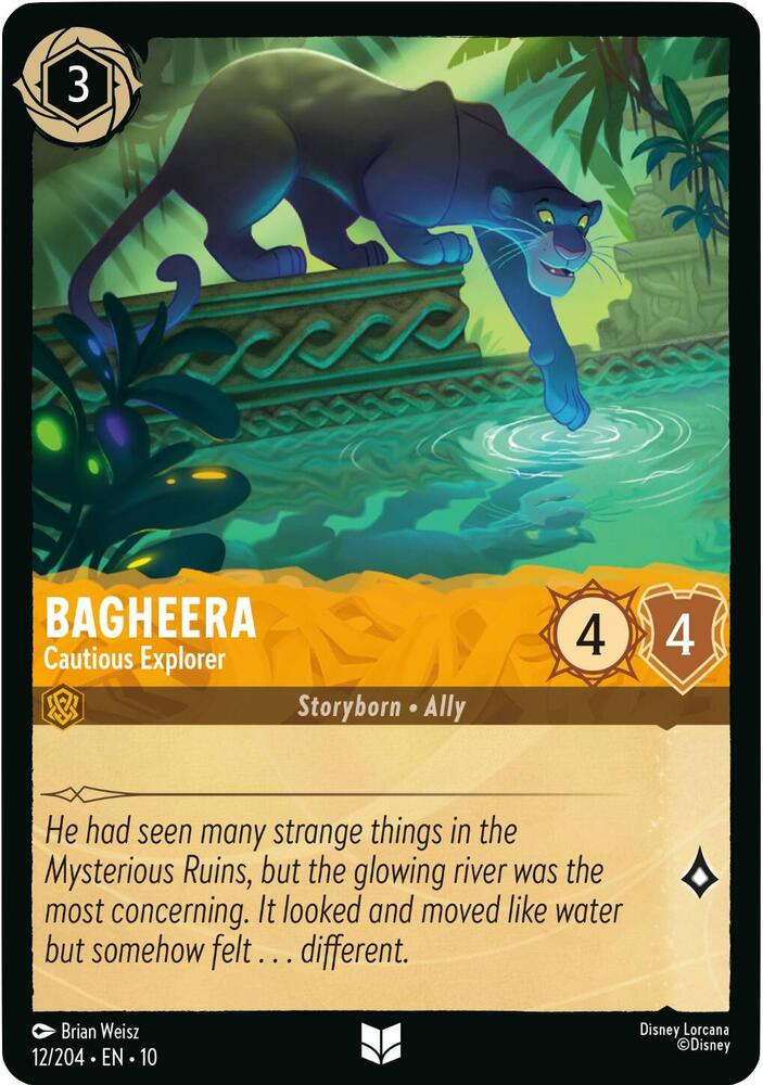 Lorcana - Bagheera Cautious Explorer - Whispers in the Well (10)