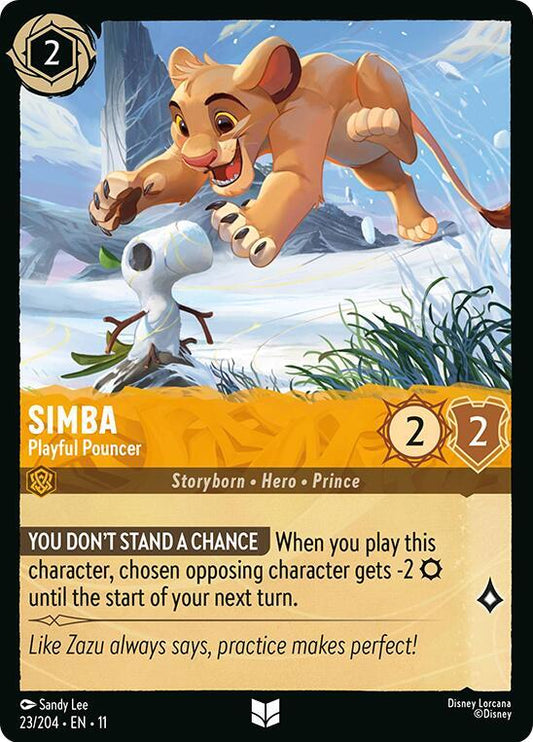Lorcana - Simba - Playful Pouncer - Winterspell (11)