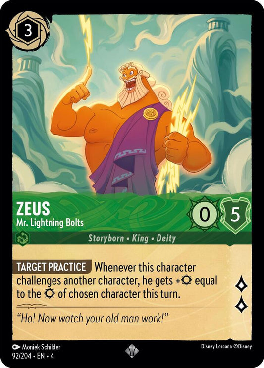 Lorcana - Zeus - Mr. Lightning Bolts - Ursula's Return (4)