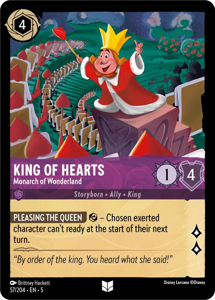 Lorcana - King of Hearts - Monarch of Wonderland - Shimmering Skies (5)