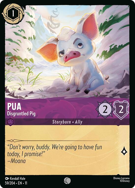 Lorcana - Pua - Disgruntled Pig - Winterspell (11)