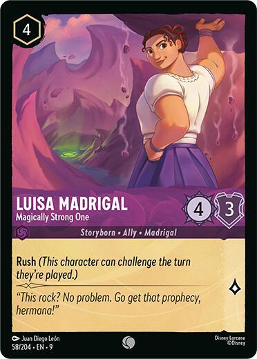 Lorcana - Luisa Madrigal - Magically Strong One - Fabled (9)