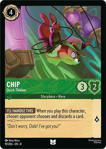 Lorcana - Chip - Quick Thinker - Reign of Jafar (8)