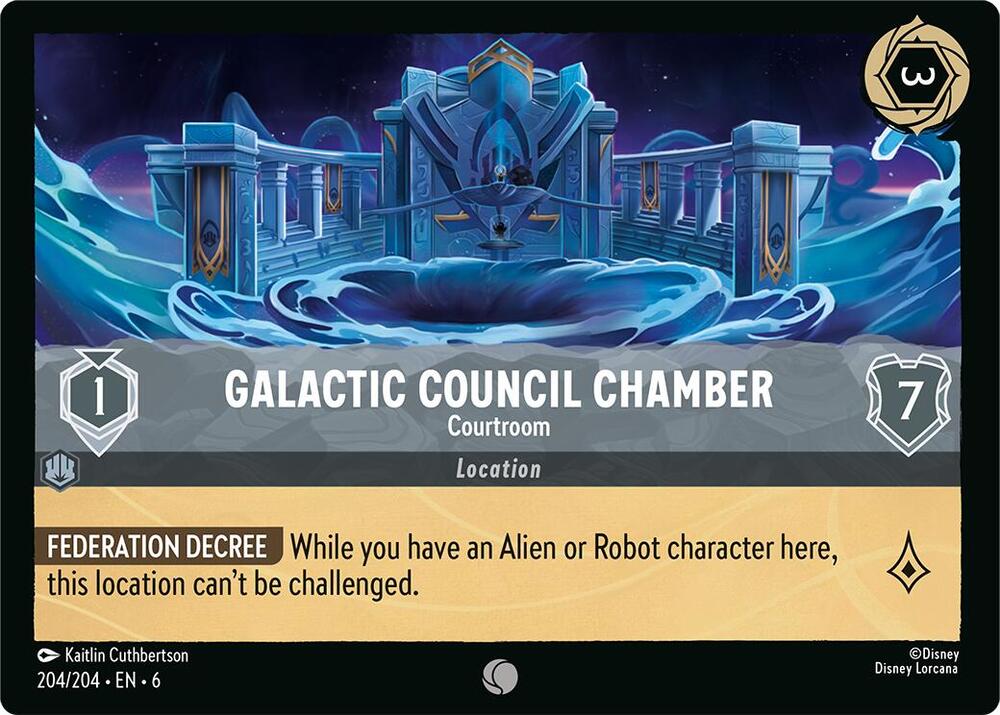 Lorcana - Galactic Council Chamber - Courtroom - Azurite Sea (6)