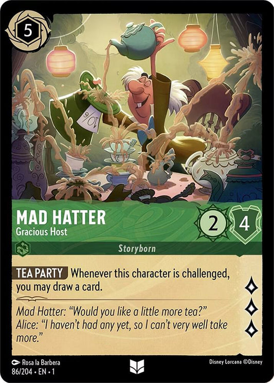 Lorcana - Mad Hatter - Gracious Host - The First Chapter (1)