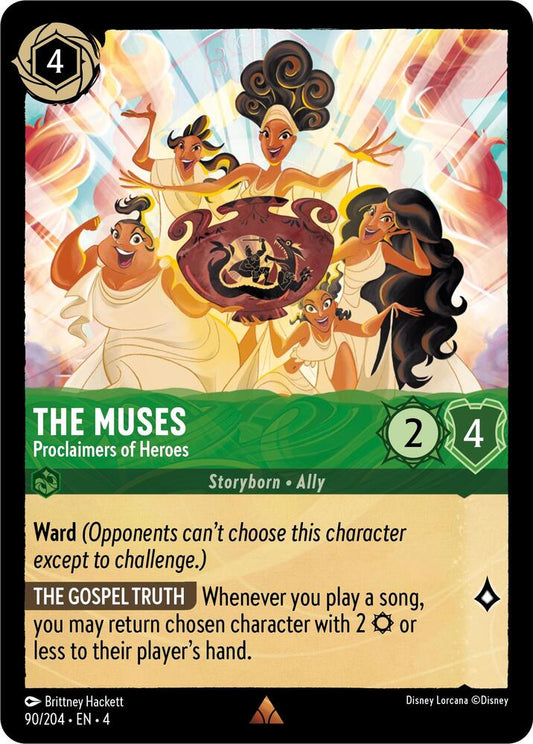 Lorcana - The Muses - Proclaimers of Heroes - Cold Foil - Ursula's Return (4)