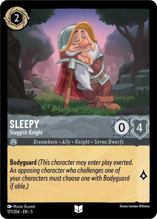 Lorcana - Sleepy - Sluggish Knight - Shimmering Skies (5)