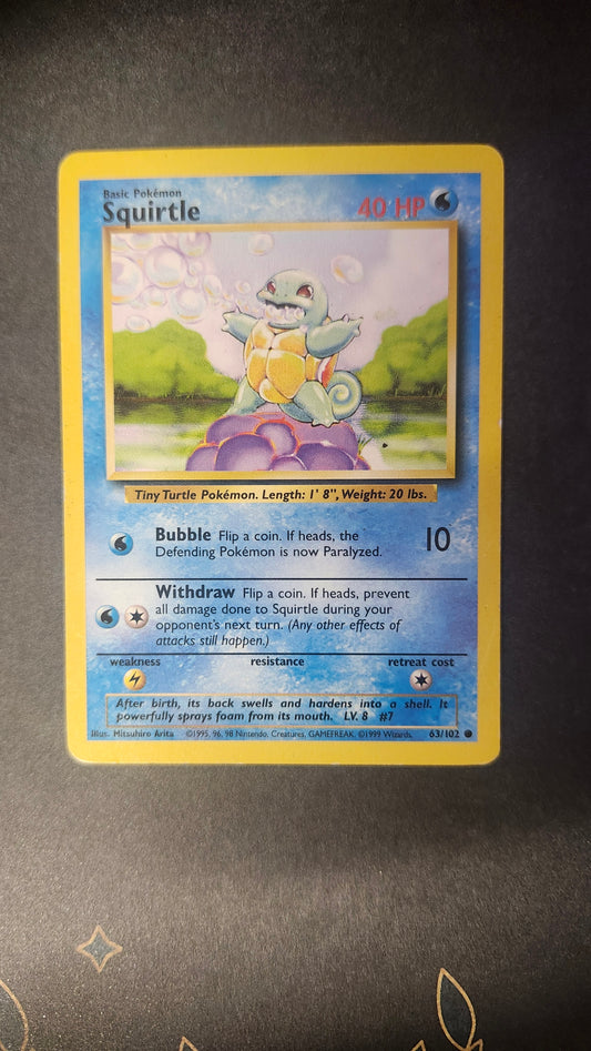 Pokemon - Squirtle - Base Set (BS)