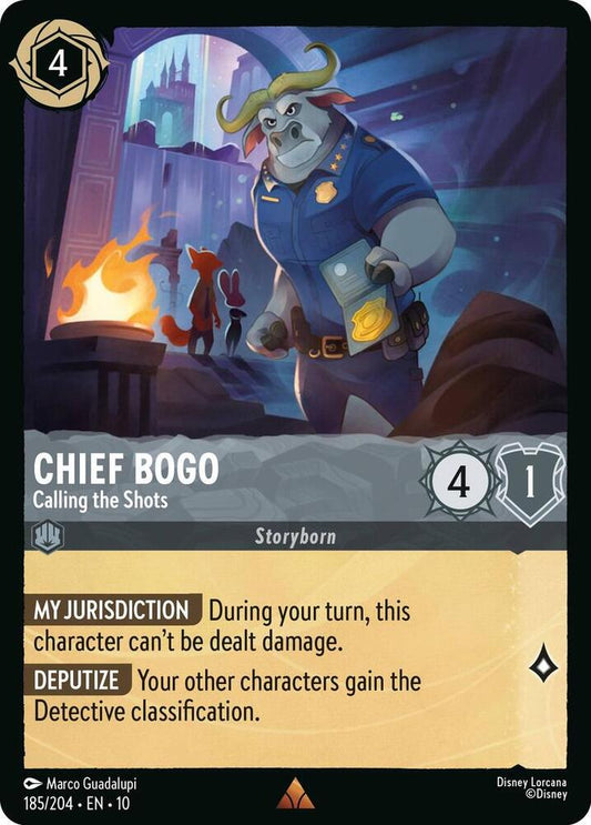 Lorcana - Chief Bogo Calling the Shots - Whispers in the Well (10)