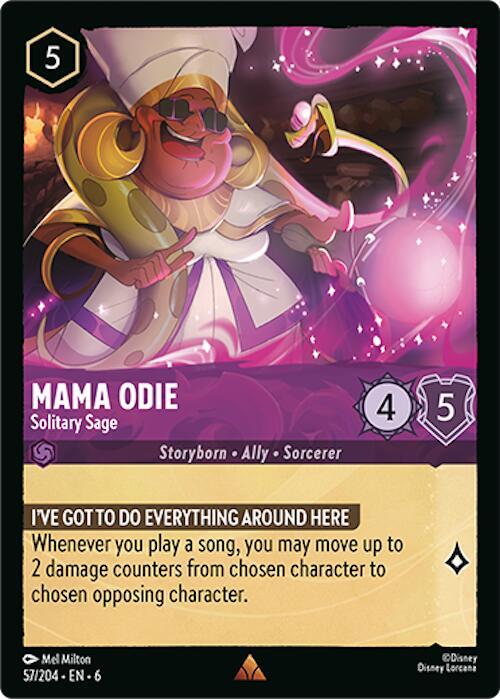 Lorcana - Mama Odie - Solitary Sage - Azurite Sea (6)