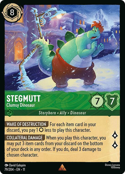 Lorcana - Stegmutt - Clumsy Dinosaur - Winterspell (11)