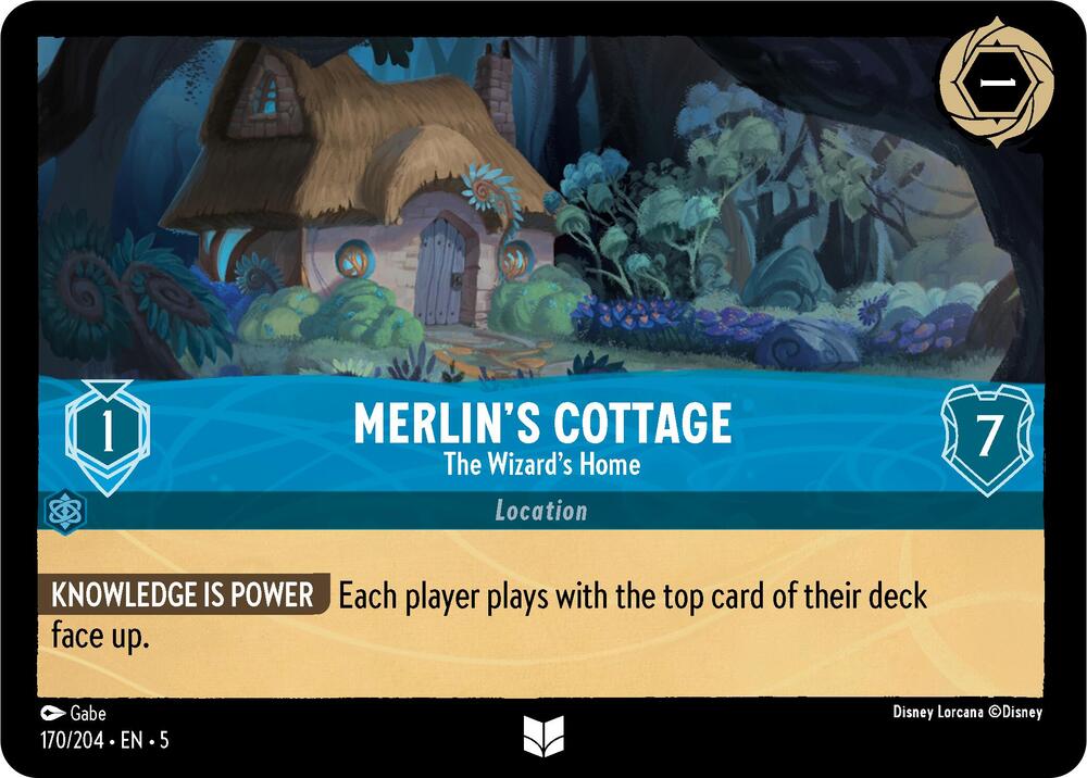Lorcana - Merlin's Cottage - The Wizard's Home - Shimmering Skies (5)