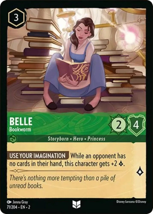 Lorcana - Belle - Bookworm - Cold Foil - Rise of the Floodborn (2)