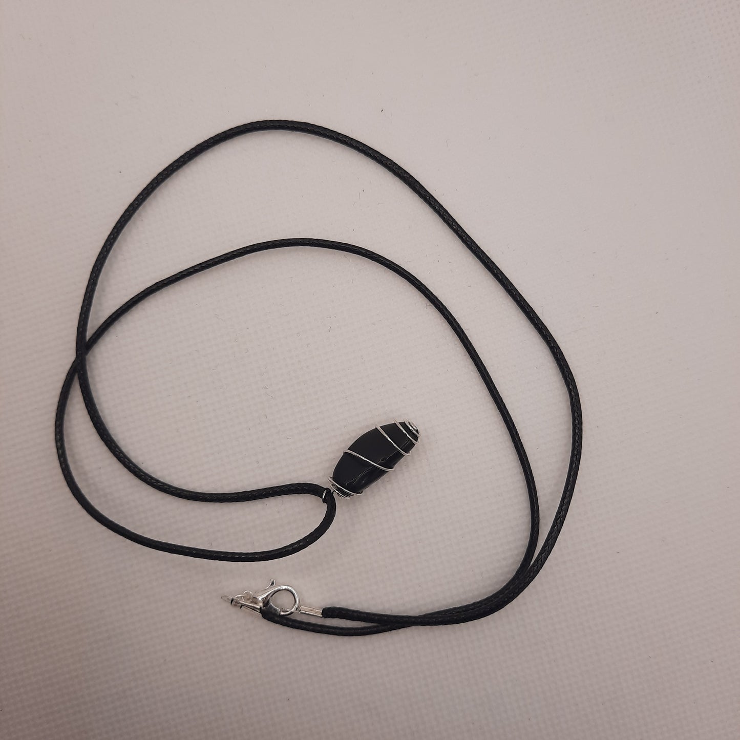 BG Signature Collection Black Necklace with Obsidian Dagger