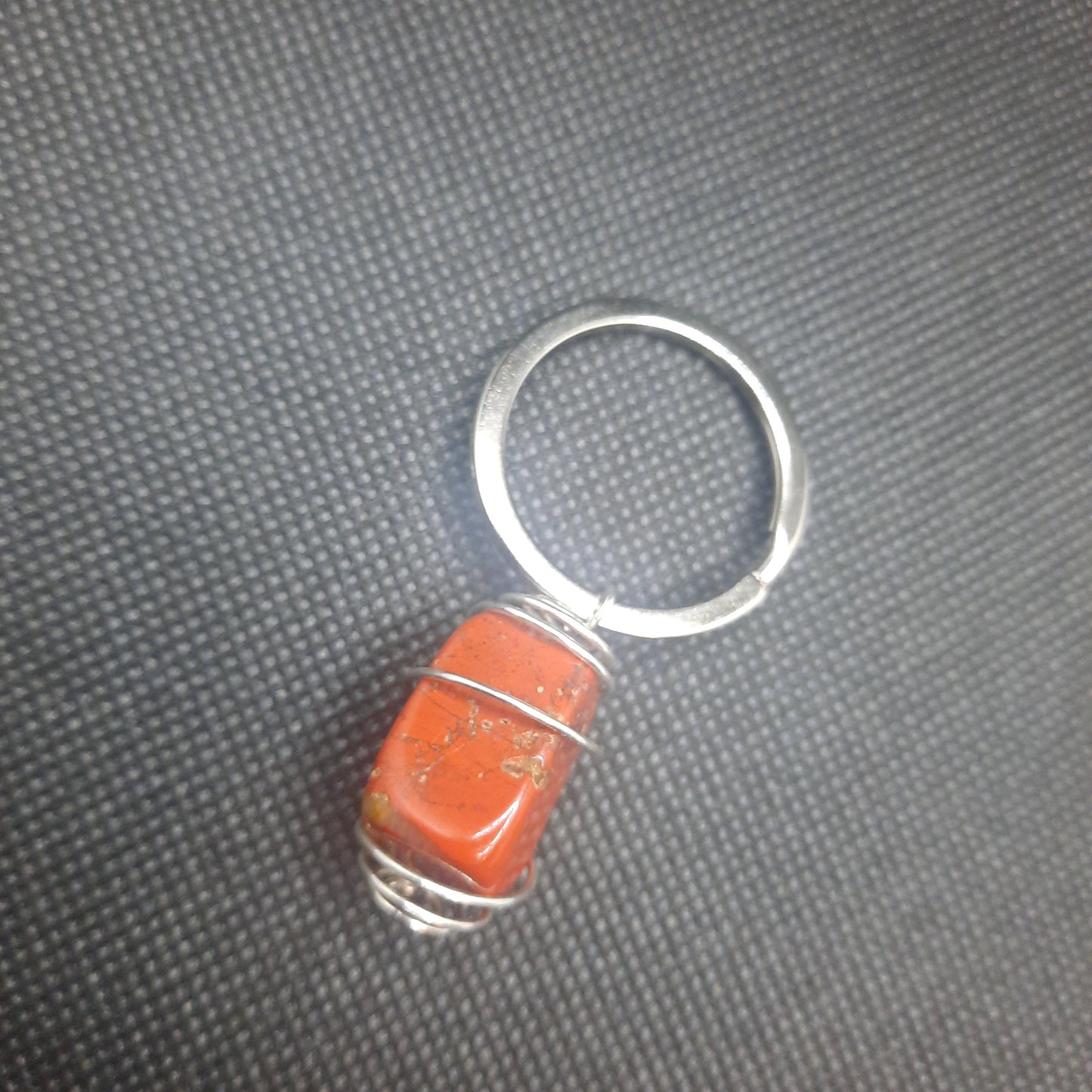 BG Signature Red Jasper Keychain Medium