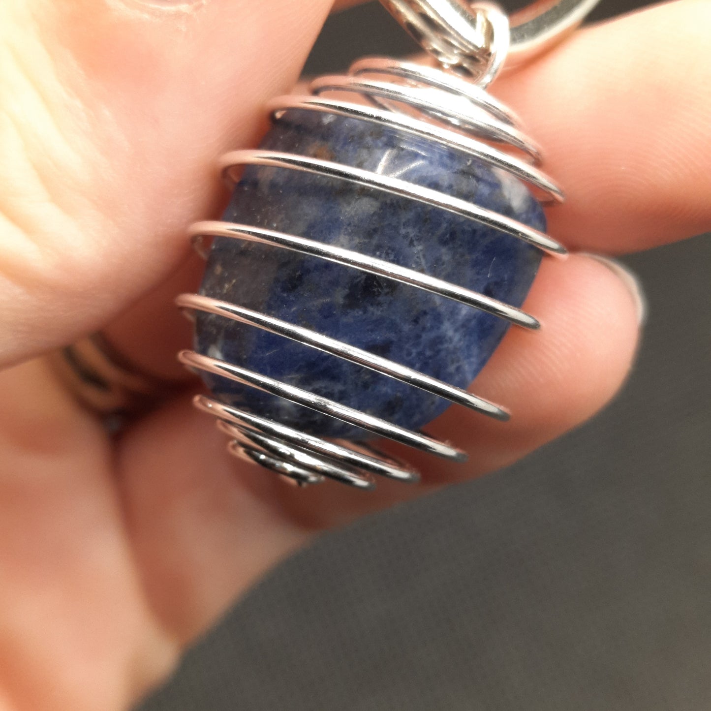 BG Signature Collection Sodalite Heart Keychain