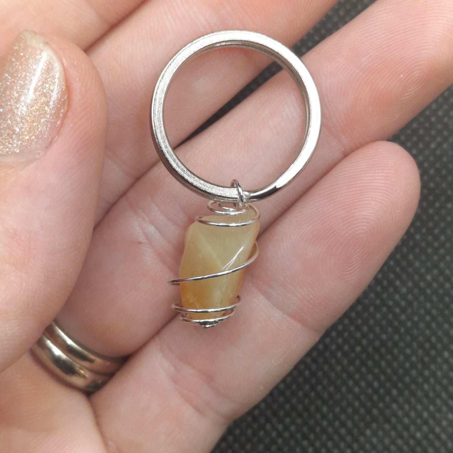 BG Signature Gems Citrine Mini Keychain