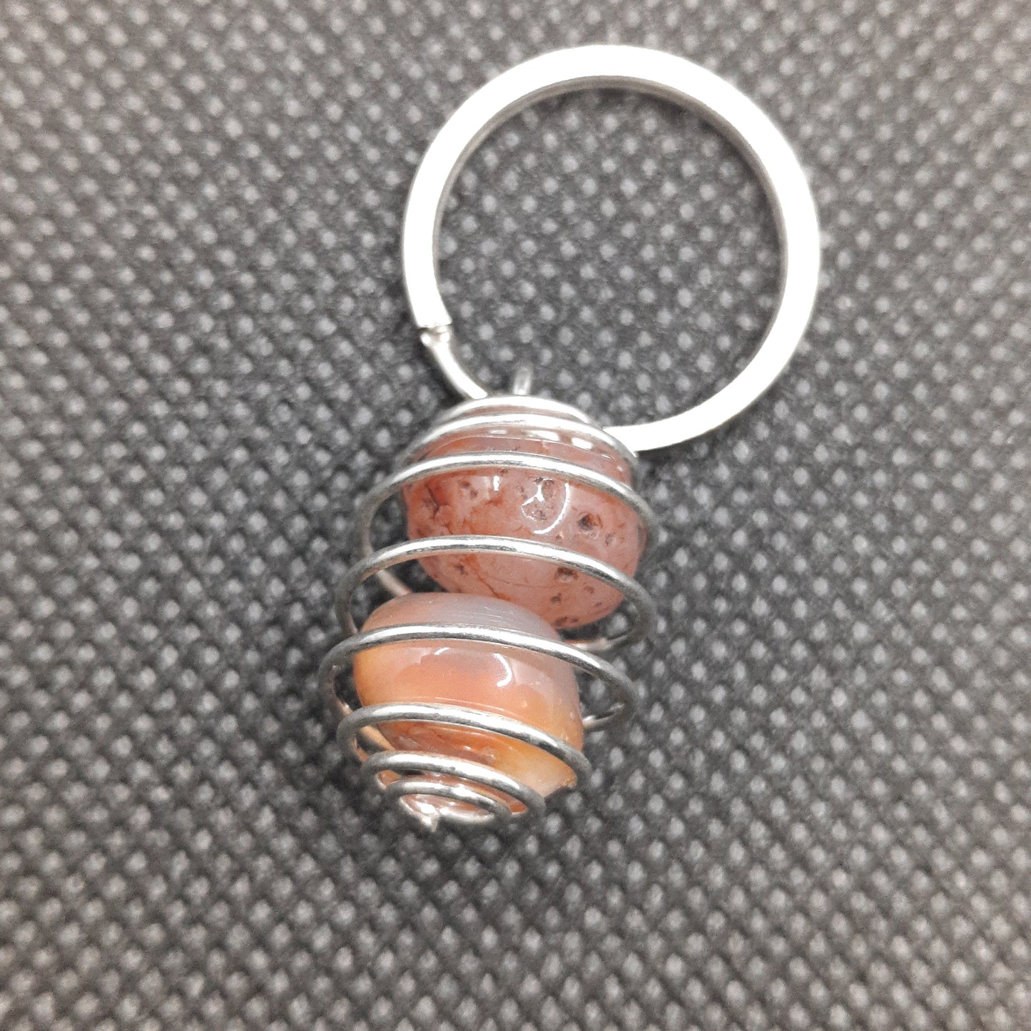 BG Signature Collection Double Carnelian Mini Keychain