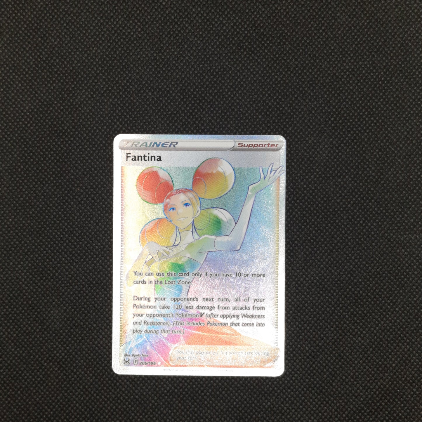 Pokémon TCG Secret Rare Fantina 206/196