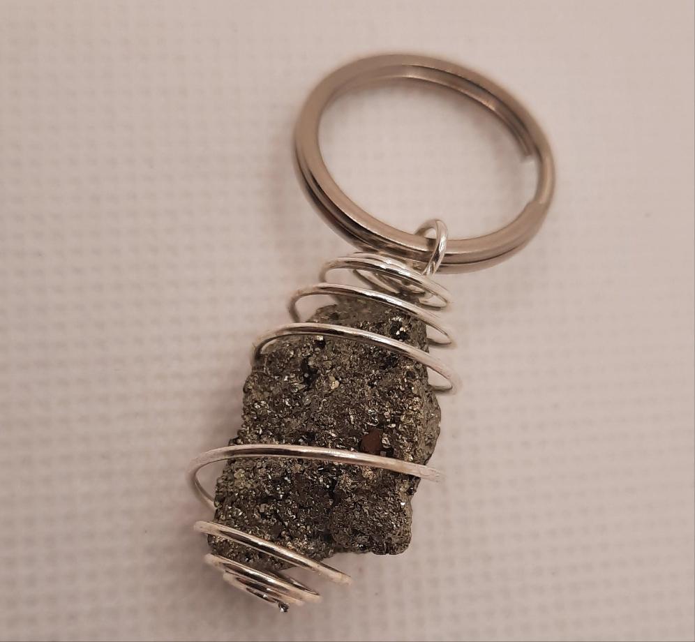 BG Signature Collection Pyrite Keychain