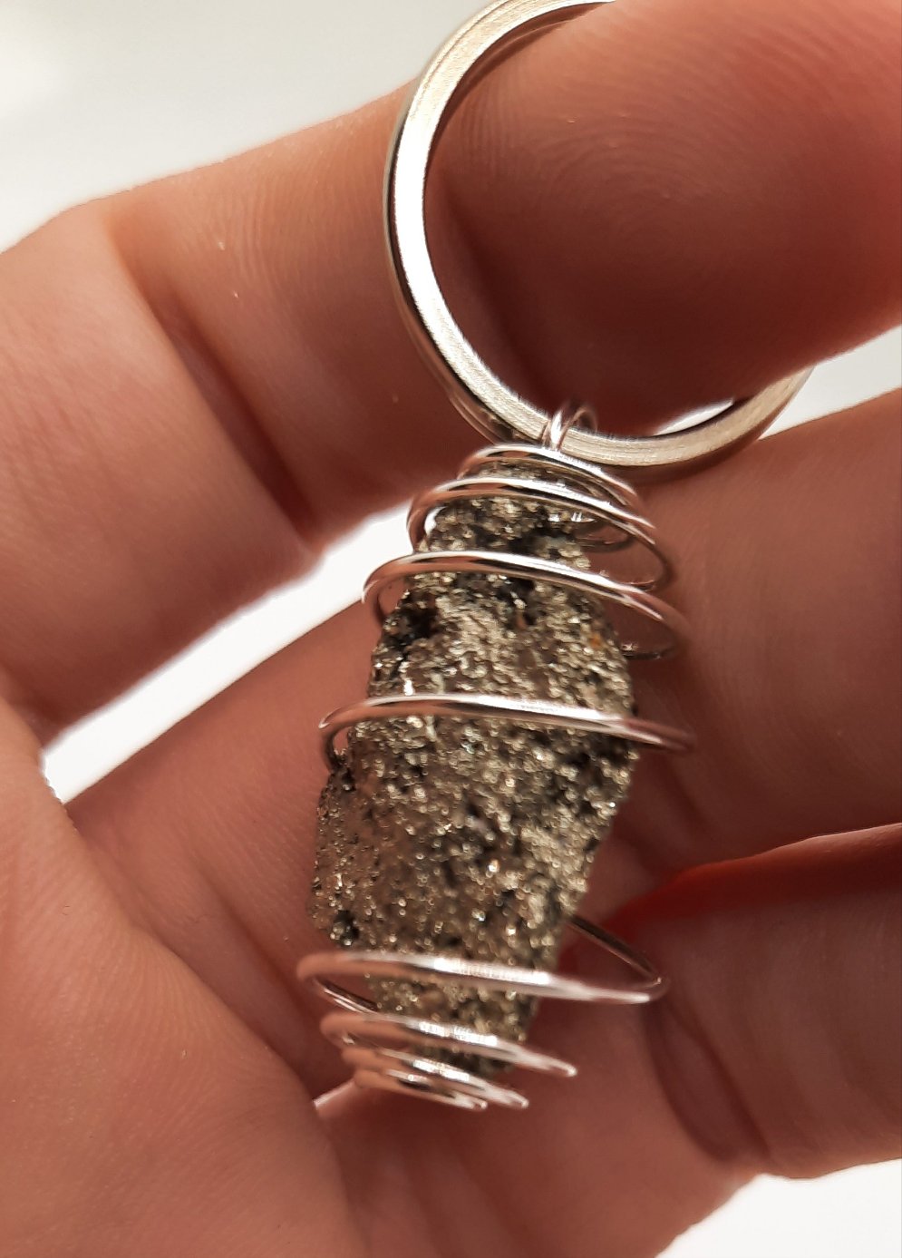 BG Signature Collection Pyrite Keychain